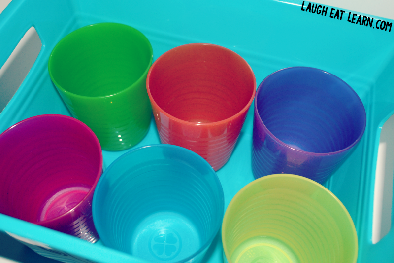 These supply bins are cheap, easy, and a perfect way to organize supplies for a whole team! They will go perfect with any bright and colorful classroom. Just slap some laminated labels on them and you'll be good to go! 