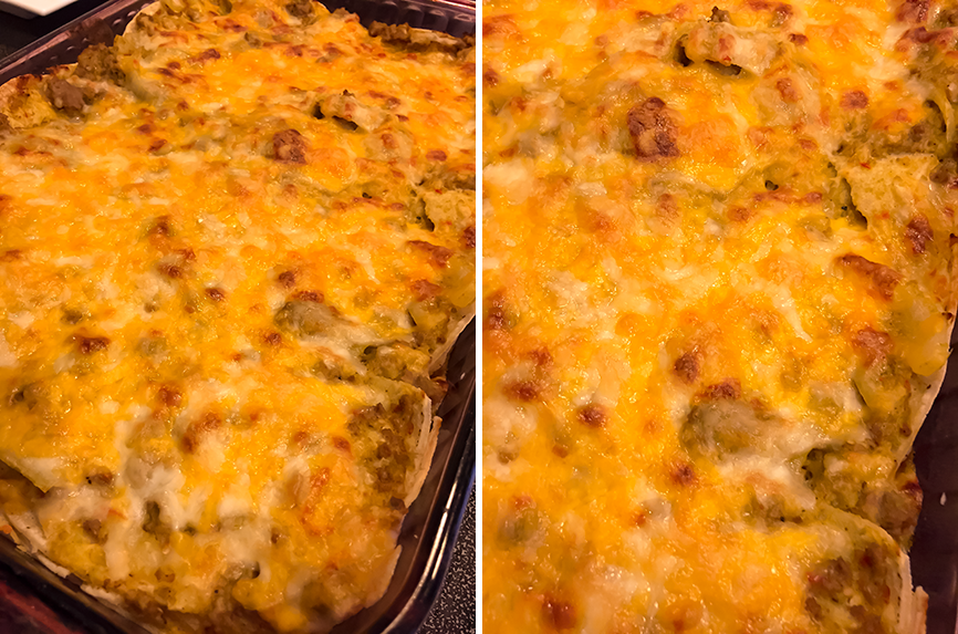 This cuban lasagna is one of my favorite meals! With the use of turkey meat and fresh tomatillo salsa it's a healthy mix compared to the traditional lasagnas. 