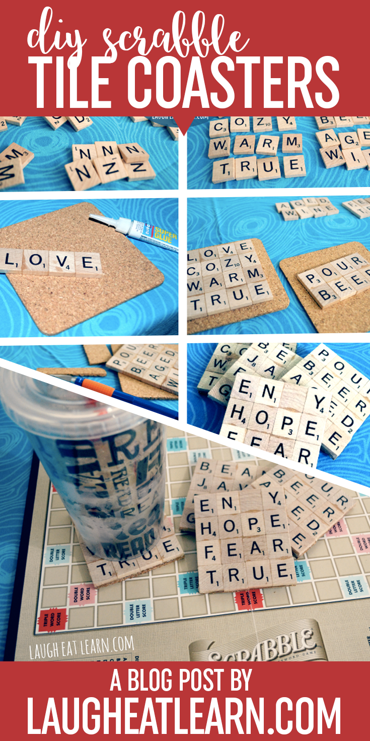 Create your own DIY Scrabble Tile Coasters perfect for your house, a gift, or just because! These art pieces will be a crowd pleaser for any board game lover. 