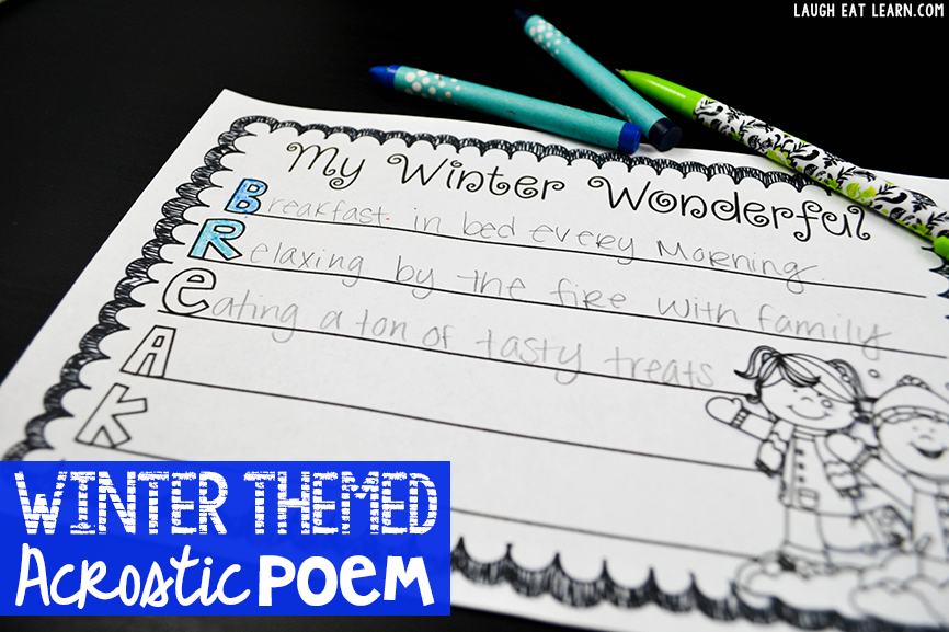 Winter Themed Acrostic Poems