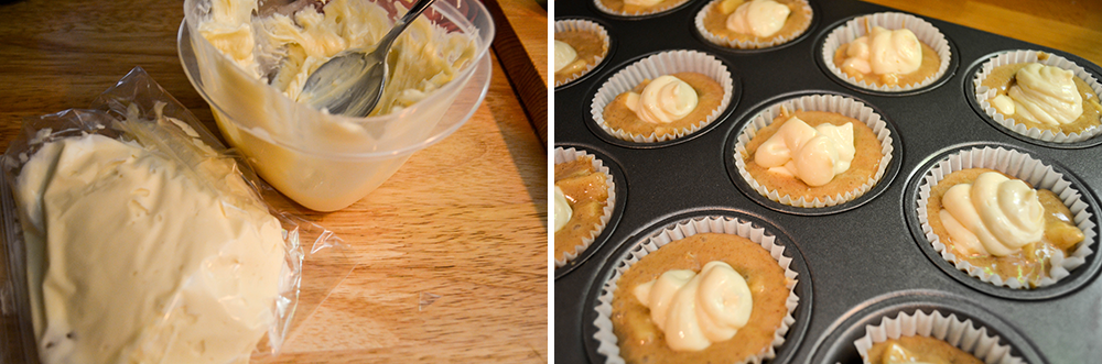 These Spiced Apple Cheesecake Muffins are a quick and easy recipe to please any autumn lover. With actual pieces of apples throughout the mixture, a real quick cheesecake center, and spiced cake throughout these are my go to fall recipe to enjoy! 