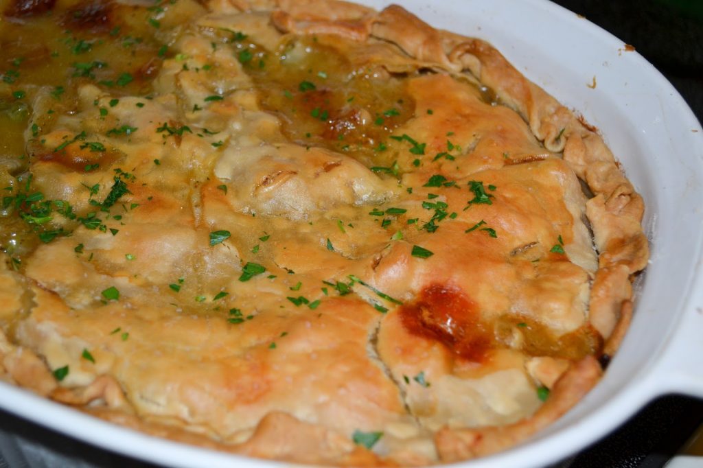 Who says you can't have easy, healthy and homemade chicken pot pie? Skip the freezer aisle and make this recipe for a creole flavored pot pie. With it's large diced vegetables, moist pieces of chicken thigh throughout, creamy creole flavored sauce, and a thick flaky crust, this will definitely be a favorite and much healthier homemade meal for any night!