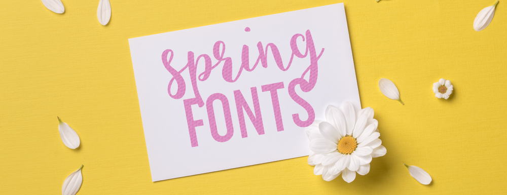 Whether it's raining, cloudy, or the sun is shining, you'll love these fun, funky, and FREE fonts perfect for any spring themed projects you are going to be working on.