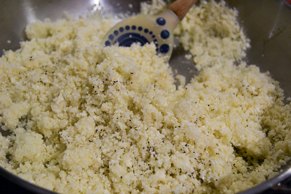 Cauliflower has become a staple in our household ever since we switched our eating lifestyle to low carb a few years ago. I honestly never knew how versatile Cauliflower can be until I couldn’t have rice and mashed potatoes. If you have never tried cauliflower riced or in any other form, it really does hold up well to any sort of dinner you are pairing it with. I’m sharing today is the classic version I make for most of our dinners, using a little bit of lime to give it some extra oomph and usually mix in Cilantro or Parsley (whatever you have on hand) for some color.