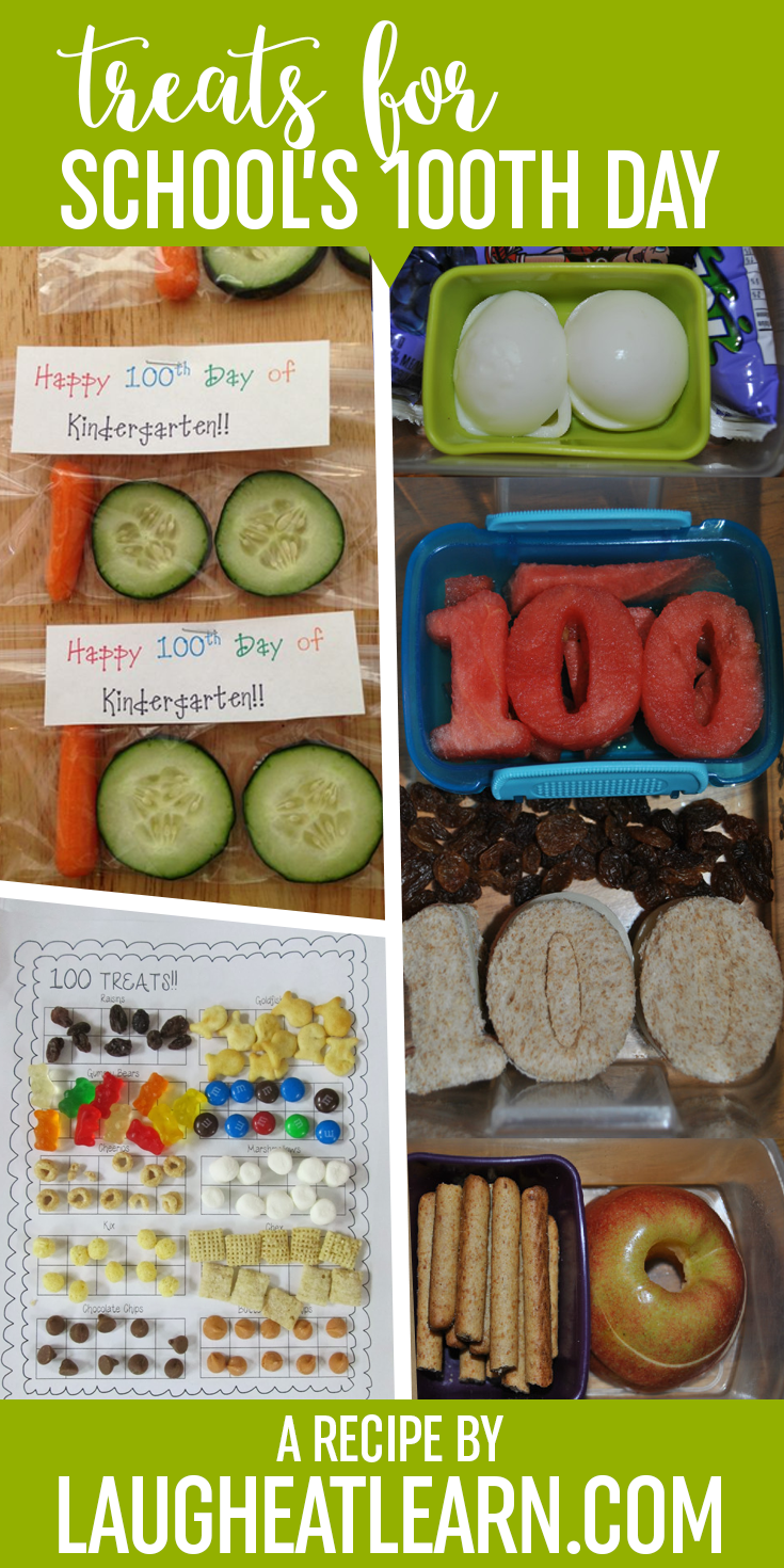 The 100th day of school is a big deal celebration in any and all classrooms. Whether you are dressing up to be 100 years old, counting gumdrops, or building a 100 cup structure, you'll absolutely love these tasty treats to enjoy during your festivities. 