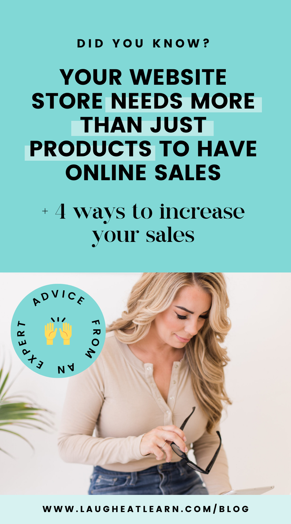 Want to know how to increase online sales? I'm giving you four quick tips for boosting sales on your website.