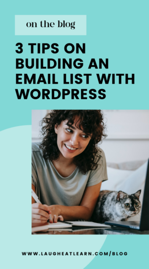 Wanting to start an email list? Here are my best tips on email marketing, and how your WordPress site can help.