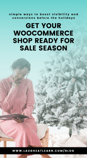 Pin that says, "Get your WooCommerce shop ready for sale season."