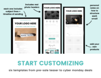 Black Friday Pack - Flodesk Newsletter Templates - Image 2
