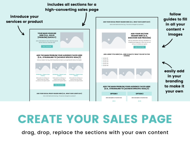 Sales Page Elementor Template - Image 2