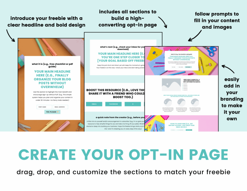 Opt-In Page Elementor Templates - Image 2