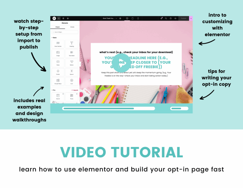 Opt-In Page Elementor Templates - Image 4