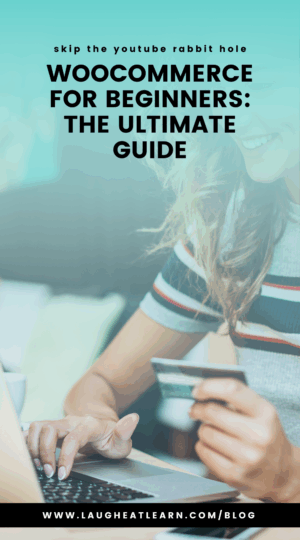 Pinterest Pins that says, "WooCommerce for beginners: the ultimate guide."