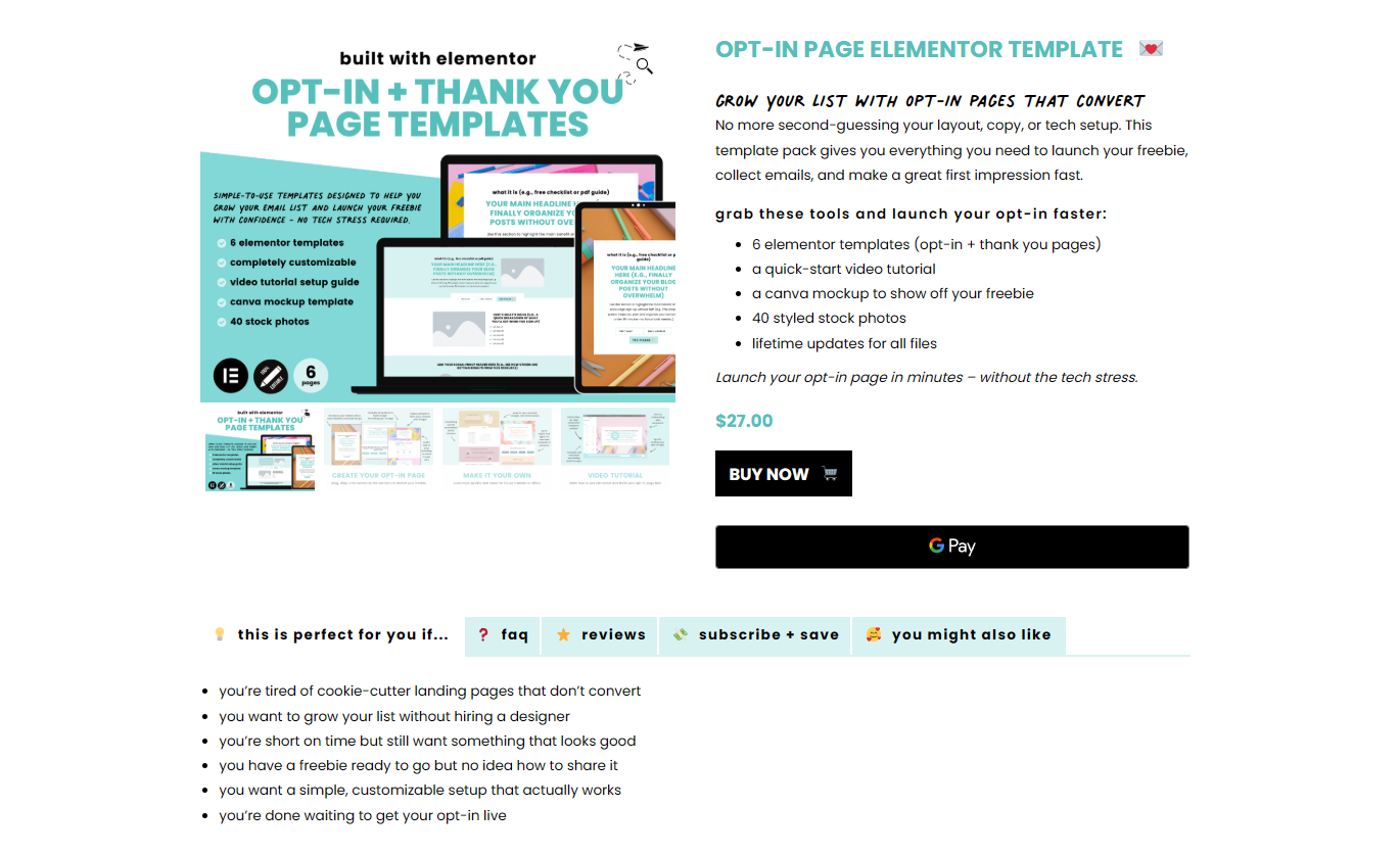 Image of informational tabs in a site shop used to boost ecommerce conversion
