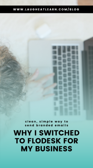 Pinterest Pins that says, "Why I switched to Flodesk for My Business"